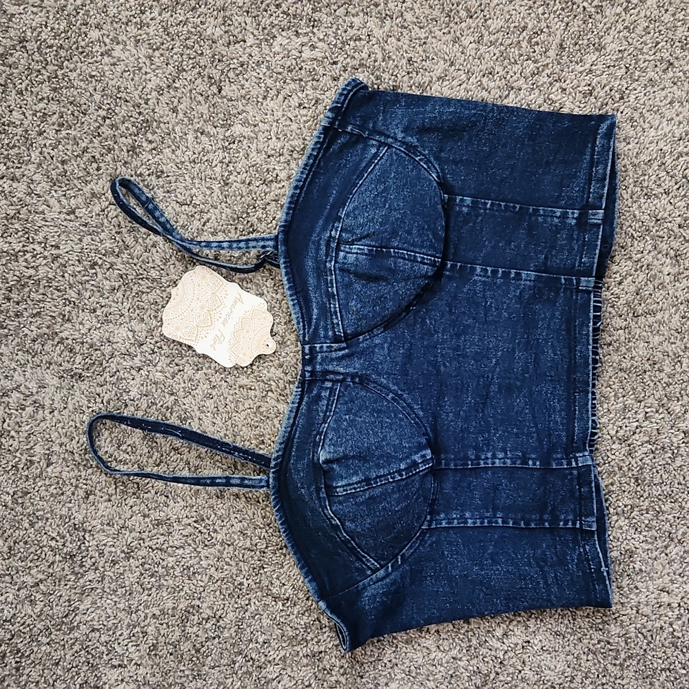 Cute Denim Tank